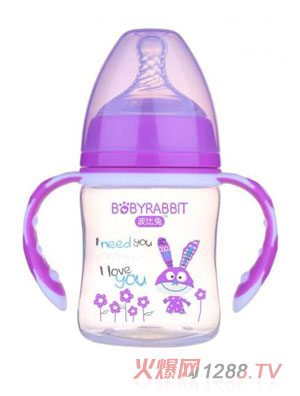 波比兔180ML寬口PP奶瓶