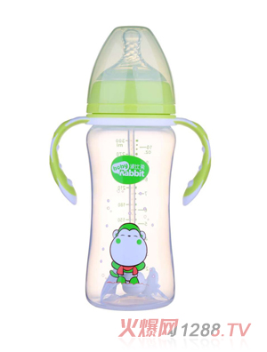 波比兔300ML弧形PP奶瓶