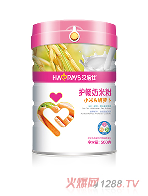 漢培仕金裝護腸小米胡蘿卜奶米粉