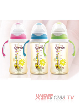 卡比恩PPSU奶瓶300ml-配磨砂實(shí)感奶嘴
