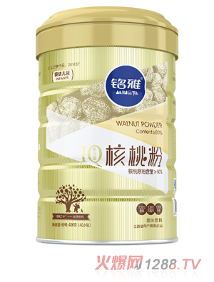 銘雅核桃粉（yingye裝）400克聽裝