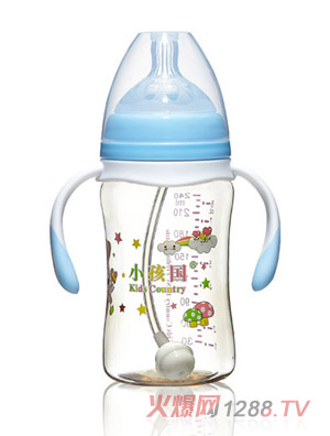 С����(gu��)����ֱ���Ԅ�(d��ng)PPSU��ȫ��ƿ�{(l��n)ɫ240ML