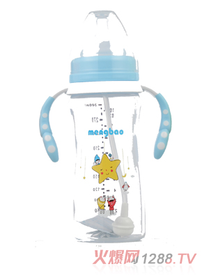 �ˌ�С�U����͸PP��ƿ300ml-�{(l��n)ɫ