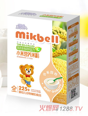 米可貝兒果蔬多維高鈣配方小米營養(yǎng)米粉