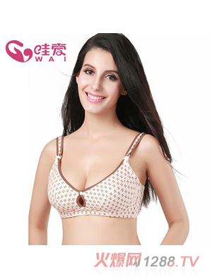 哇愛 純棉yunf防下垂文胸