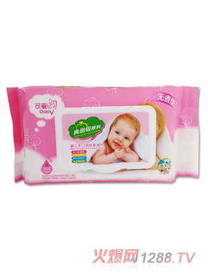 永潤可愛貝貝yinge手口潔膚濕巾（粉）70片