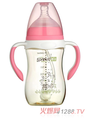 春蓓PPSU奶瓶粉色