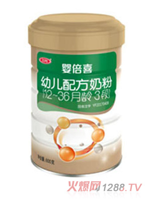 嬰倍喜幼兒配方奶粉（12-36月齡，3段）