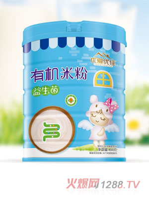 優(yōu)愛(ài)優(yōu)佳益生菌有機(jī)米粉（聽(tīng)裝）