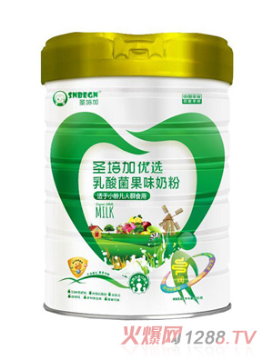 圣培加優(yōu)選乳酸菌果味奶粉