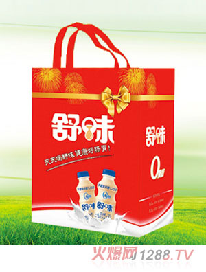 舒味乳酸菌飲品無(wú)紡布手提袋裝