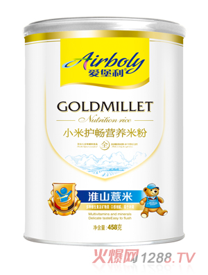 愛堡利淮山薏米小米護(hù)暢營養(yǎng)米粉聽裝