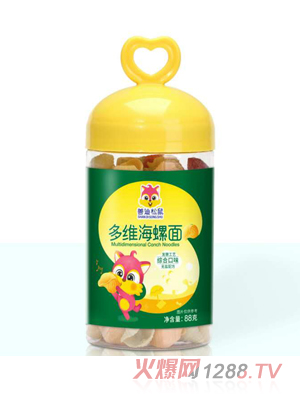 善迪松鼠多維海螺面-綜合口味