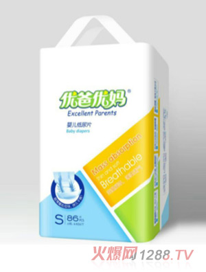 優(yōu)爸優(yōu)媽紙尿片S86