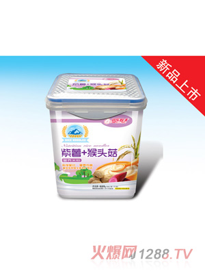 倍樂媽咪營養(yǎng)米粉-紫薯猴頭菇樂扣裝525克