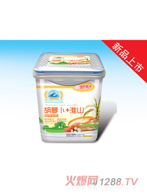 倍樂媽咪營(yíng)養(yǎng)米粉-胡蘿卜淮山樂扣裝525克