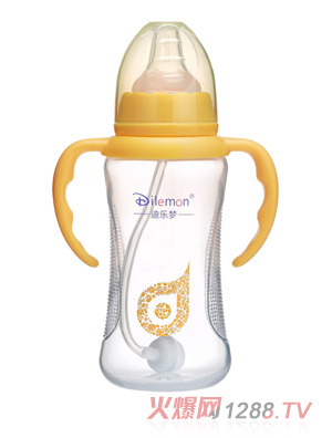 迪樂夢PP奶瓶5119黃色