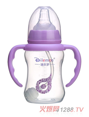 迪樂夢PP奶瓶5118紫色