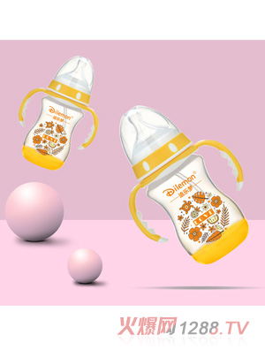 迪樂夢PP奶瓶5139黃色