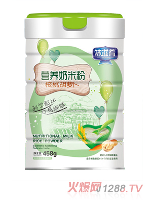 味滋肴奶米粉（核桃胡蘿卜）桶裝