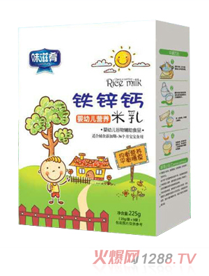 味滋肴鐵鋅鈣營養(yǎng)米乳 盒裝