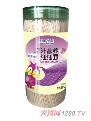 善迪松鼠原汁營養(yǎng)細細面-甜菜根味