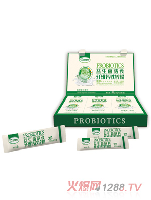 智慧熊益生菌膳食纖維鈣鐵鋅粉 禮盒裝