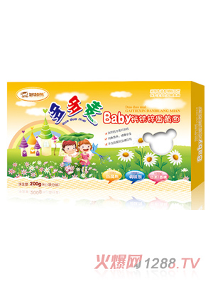 智慧熊多多麥Baby鈣鐵鋅蛋黃面