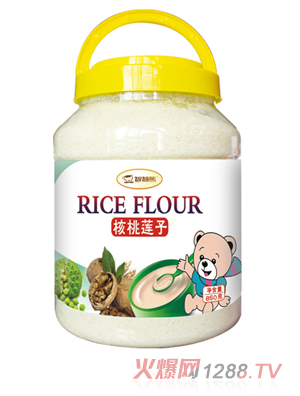 智慧熊核桃蓮子桶裝米粉