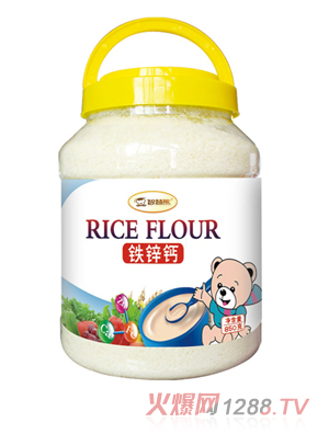 智慧熊鐵鋅鈣桶裝米粉