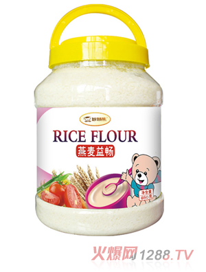 智慧熊燕麥益暢桶裝米粉