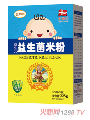 智慧熊益生元益生菌米粉 盒裝