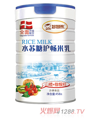 智慧熊水蘇糖護(hù)腸米乳 山楂+獼猴桃 聽裝