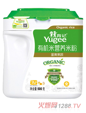 育記有機米營養(yǎng)米粉-蛋黃果蔬500克