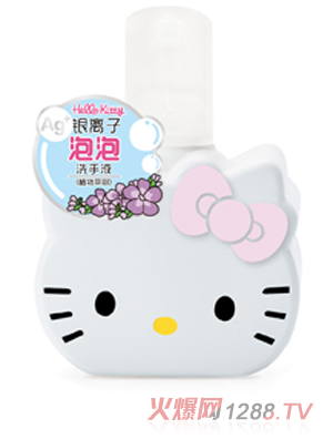 Hello Kitty初酷銀離子泡泡洗手液（植物萃?。?00ml