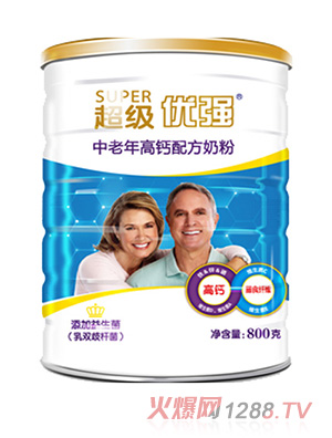 圣元優(yōu)強中老年高鈣配方奶粉800g