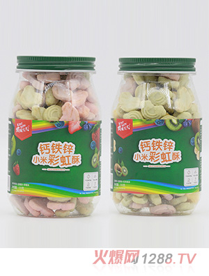 柯妮貝貝鈣鐵鋅小米彩虹酥香蕉味+草莓味+奇異果味藍(lán)莓味+香蕉味+奇異果味草莓味+藍(lán)莓味+香蕉味奇異果味+藍(lán)莓味+草莓味