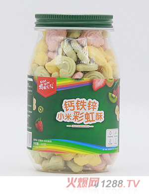 柯妮貝貝鈣鐵鋅小米彩虹酥-香蕉味+草莓味+奇異果味