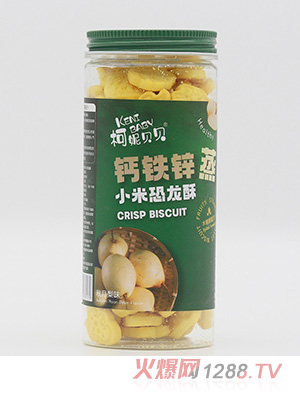 柯妮貝貝鈣鐵鋅蒸小米恐龍酥-秋月梨味