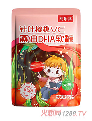 高樂高針葉櫻桃VC藻油DHA軟糖