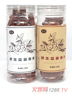 咿貝歌野生藍(lán)莓果條 藍(lán)莓果片新鮮水果制作清新口感軟硬適中
