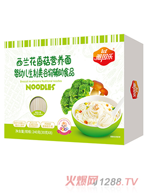 雅因樂西蘭花香菇營(yíng)養(yǎng)面240g