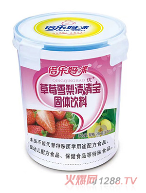 倍樂媽咪草莓雪梨清清寶樂扣256克