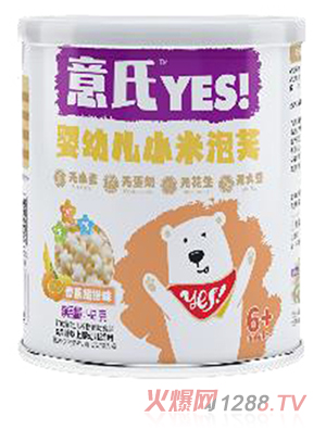 意氏yingye小米泡芙 香蕉甜橙味