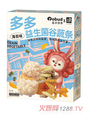 藍(lán)貝多多益生菌谷蔬條-海苔味