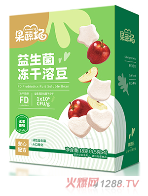 果蔬妃益生菌凍干溶豆 水果原味