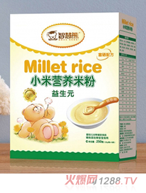 智慧熊益生元小米營養(yǎng)米粉 盒裝