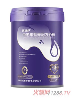 優(yōu)唐舒中老年?duì)I養(yǎng)配方奶粉