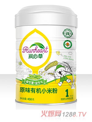 潤心草原味有機小米粉450克