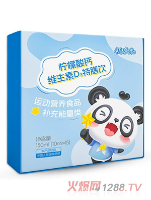 初哆咪檸檬酸鈣維生素D3特膳飲